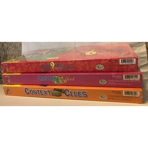 Lot of 3 Learning Well Board Games Red Level 2002 Educational